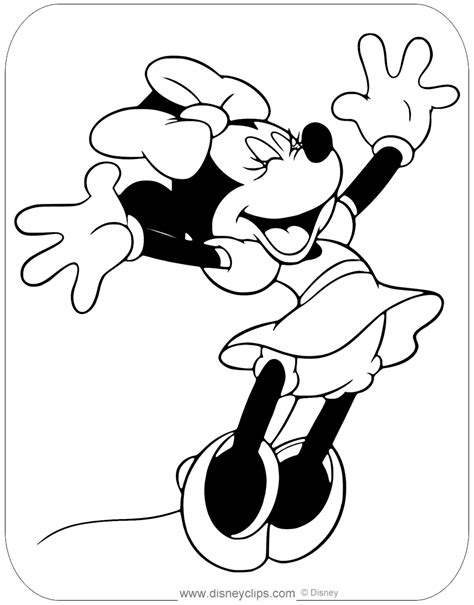 The golden retriever ancestry brings only shades of cream, apricot and red to the breed. Minnie Mouse Coloring Pages | Disneyclips.com