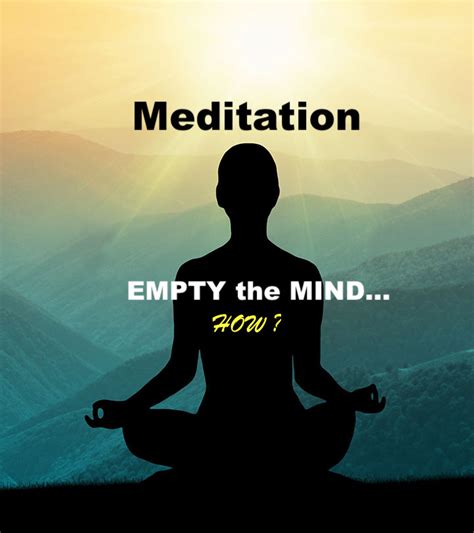 Meditation ~ Empty The Mind The Light Gap