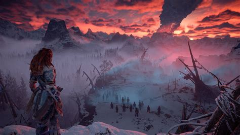 Horizon Zero Dawn The Frozen Wilds Gets Some Beautiful 4k Screenshots