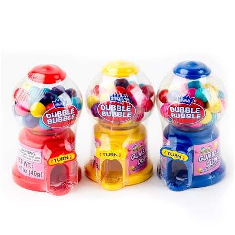 Dubble Bubble Gumball Dispensers 12ct Box Kids Candy Shoppe Bulk