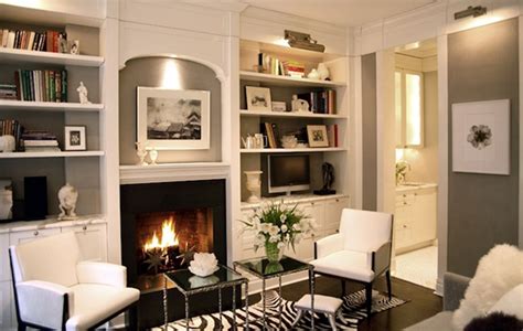 Saw the idea in a magazine and built them in. Make Your Fireplace Different Than Others With Bookshelves ...