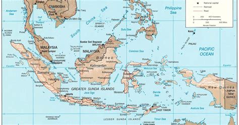 Peta Indonesia Dan Perbatasannya