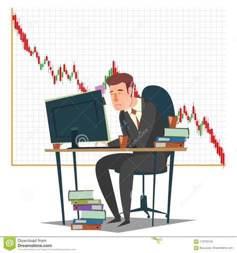 Stock Market Investment And Trading Concept Vector Illustration Stock