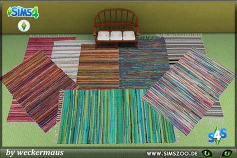 Blackys Sims 4 Zoo Fleckerl Rugs By Weckermaus • Sims 4 Downloads