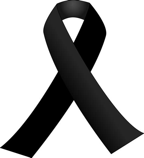 Black Funeral Ribbon Danasrhhtop Black Ribbon Black Awareness
