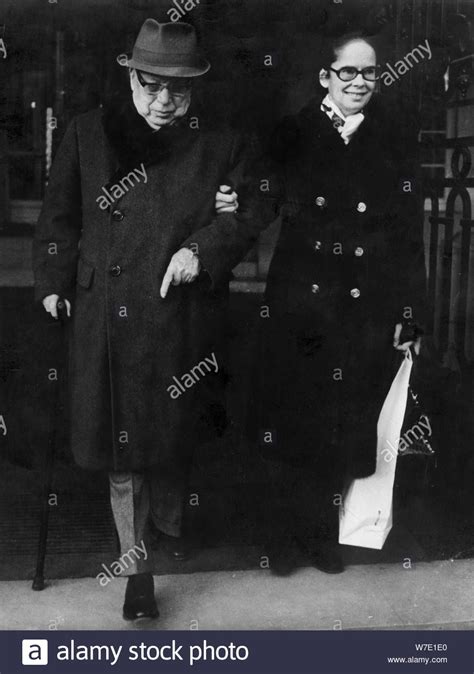Download This Stock Image Charlie Chaplin And His Wife Oona Leaving