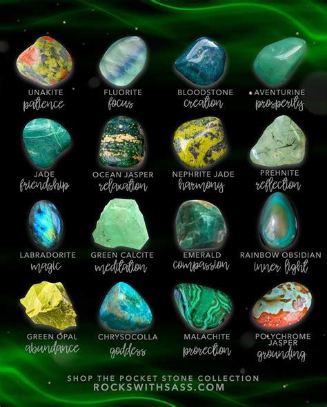 Green Crystals Minerals Crystals Stones Crystal Healing Stones Crystals