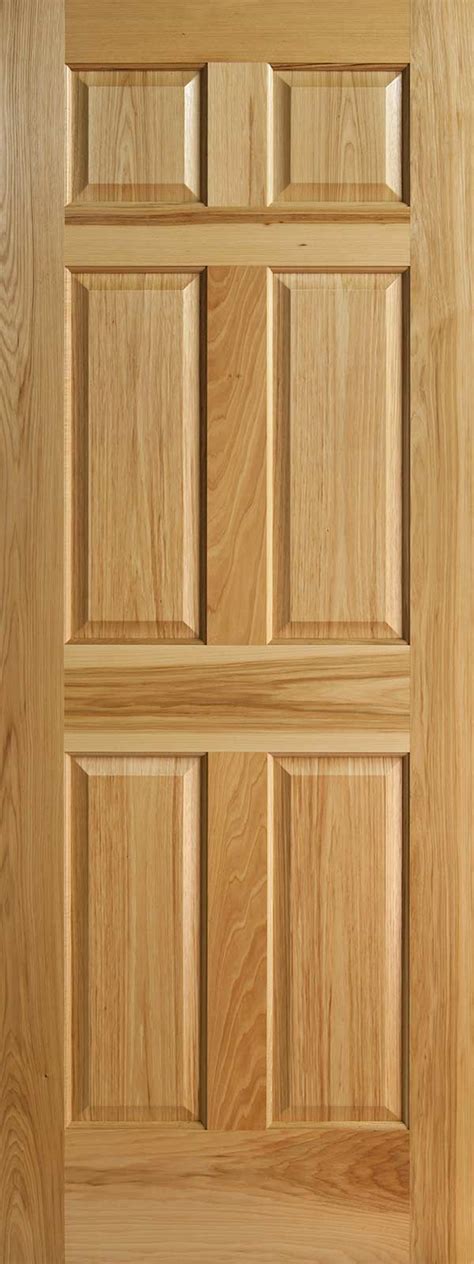 6 Panel Solid Wood Interior Doors