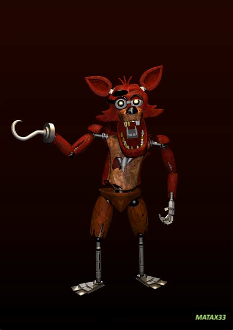 Fnaf 1 Foxy The Pirate Fox Model By Me By Matax33 On Deviantart