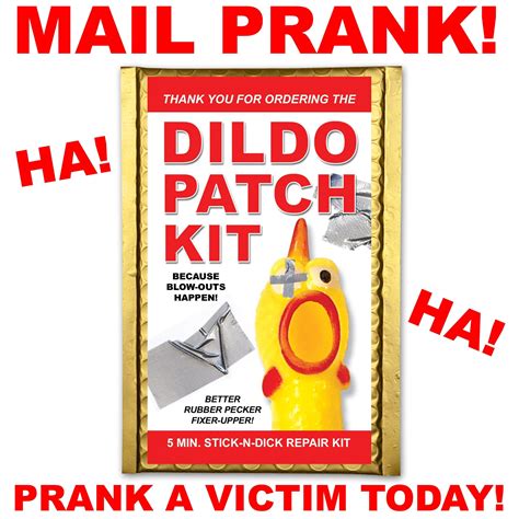 Dldo Patch Kit Prank Mail Gets Sent Directly To Your Victim Etsy In Funny Gags Prank