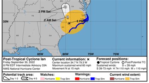 Ian Downgraded To Post Tropical Cyclone As It Lashes Carolinas Florida Officials Report More