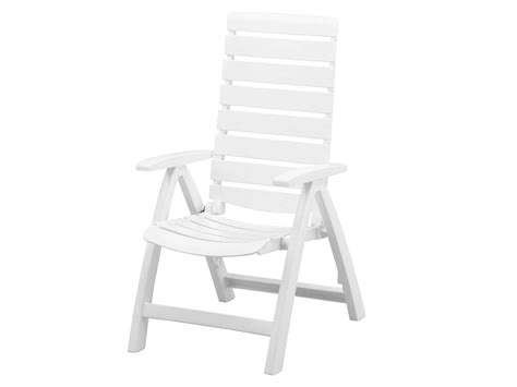 Not available for pickup and same day delivery. High Back White Plastic Resin Patio Chair - Patio Ideas