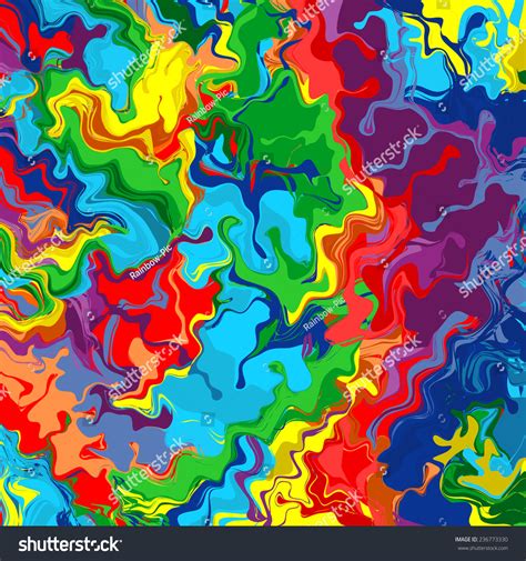 Art Rainbow Color Splash Brush Strokes Paint Abstract Background