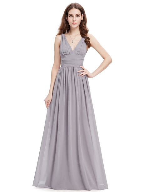 Sleeveless V Neck Semi Formal Maxi Dress Ever Pretty Evveningdress