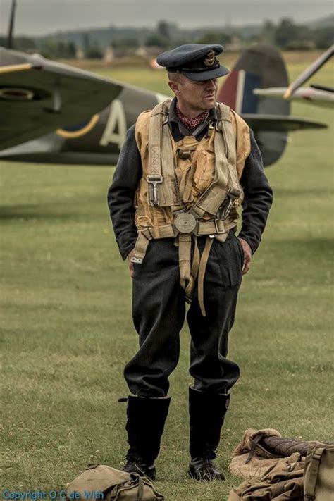 Uk Duxford Flying Legends 2016﻿ Wwii Fighter Pilot Wwii Uniforms