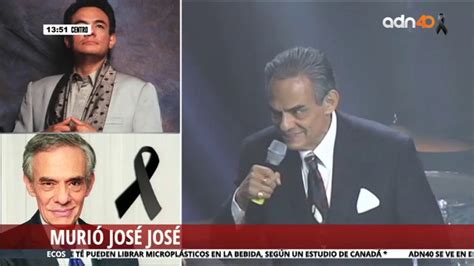 Muere José José A Los 71 Años Youtube