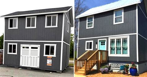 Tuff shed 6 x 12. People Are Turning Home Depot Tuff Sheds Into Affordable Two-Story Tiny Homes - Designs Salad
