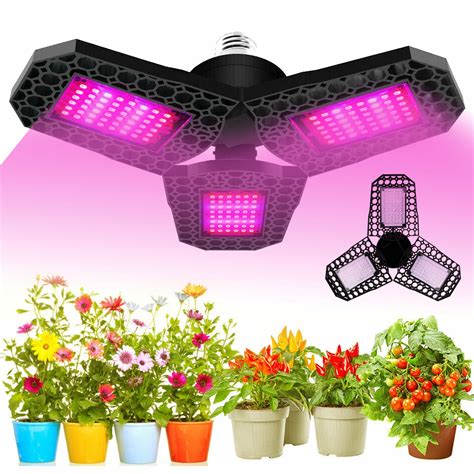 60w Led Grow Light Bulb Eeekit 144 Led Plant Light Bulb E27 Full