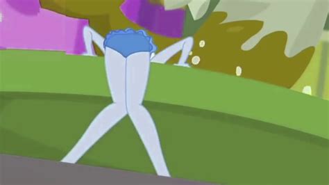 Human Counterpart Trixie Lulamoon One Piece Blue Swimsuit Butt Scene