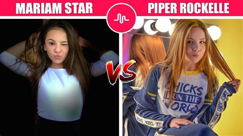 mariam star vs piper rockelle teen musers battle musically compilation youtube