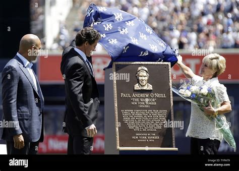 Retired New York Yankees Players Mariano Rivera Watches Paul Oneill