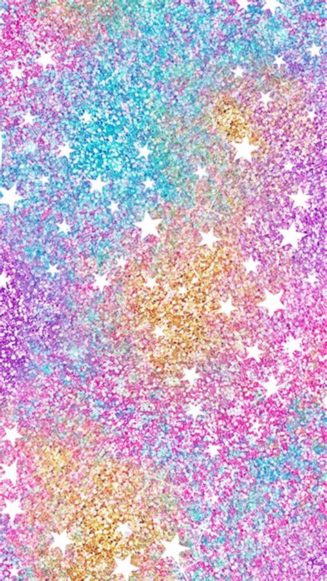 Glitter Rainbow Iphone Wallpaper In 2020 Glitter Phone