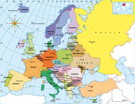 Mappa Politica Europa