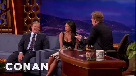 Nicole Scherzinger Busts Conan For Staring At Her Boobs Conan On Tbs