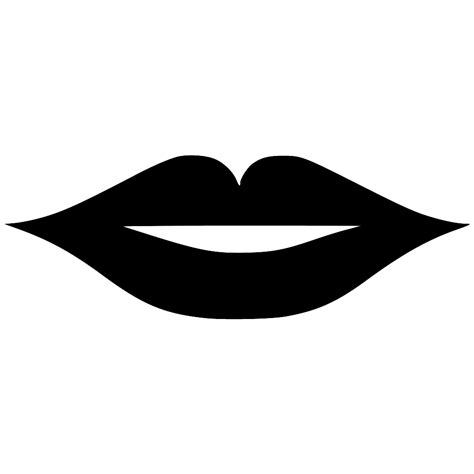 Lip Mouth Eye Logo Graphics Smile Clip Art Black And White Illustration Symbol Free