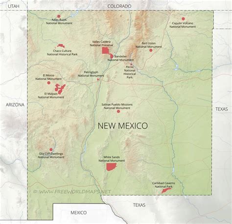 World Maps Library Complete Resources Maps Mountains In New Mexico