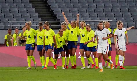 Us Olympic Womens Soccer Team Sweden Stuns Us Women S Soccer Team 3 0 At Olympics Syracuse
