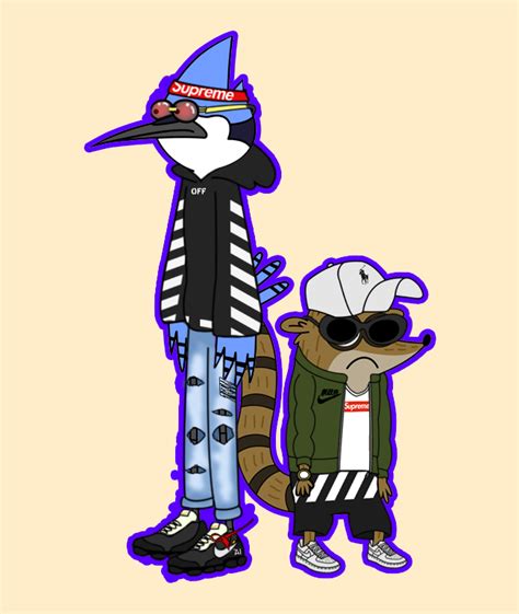 Hypebeast Mordecai And Rigby By Smaekke On Deviantart