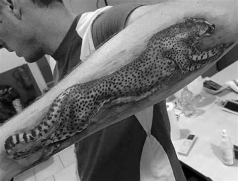 50 Cheetah Tattoos For Men Big Spotted Cat Design Ideas