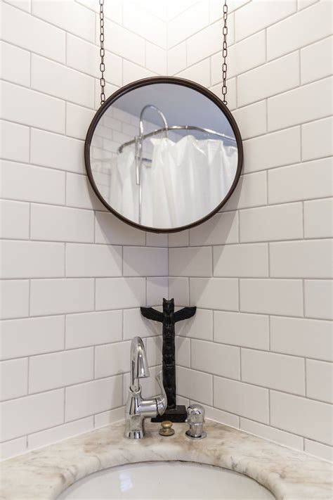Chris Historic Home In Toronto Corner Bathroom Mirror Diy Vanity