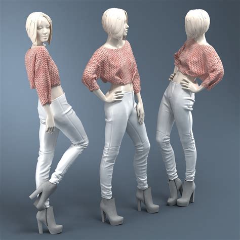 Leather Pants 3d Model Turbosquid 1222338