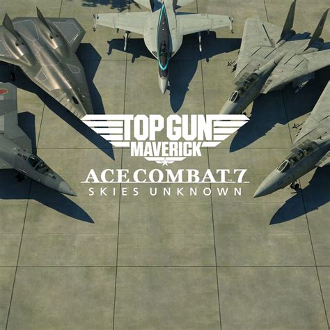 Ace Combat 7 Skies Unknown Top Gun Maverick Aircraft Set Ps4