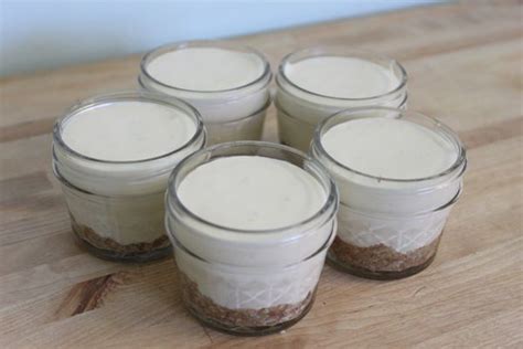 Healthier Mini Mason Jar Birthday Cheesecakes Mamapapabubba