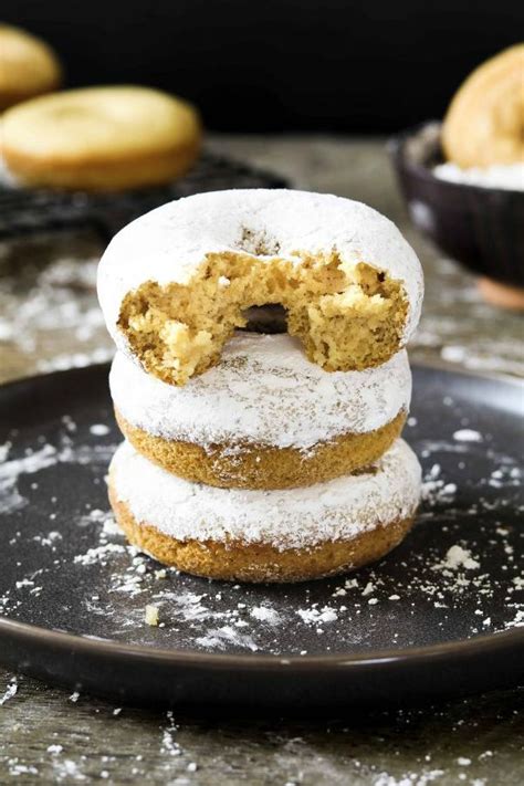 Vegan Powdered Donuts Recipe Donut Recipes Vegan Donuts Vegan