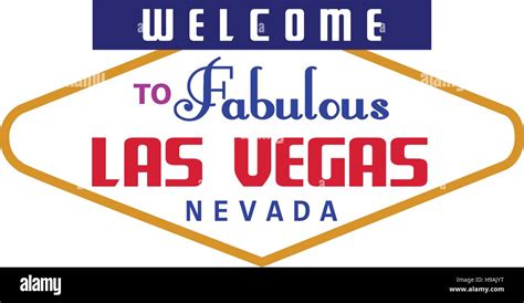 Las Vegas Boulevard Sign Stock Vector Images Alamy