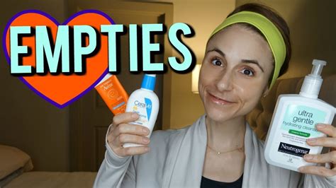 A Dermatologists Winter Skin Care Empties Dr Dray Youtube