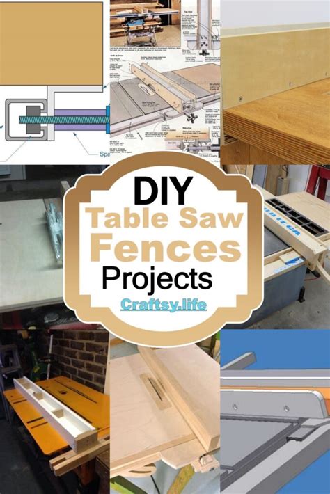 13 Diy Table Saw Fence Plans Free Craftsy