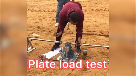 Plate Load Test اختبار لوح التحميل Youtube