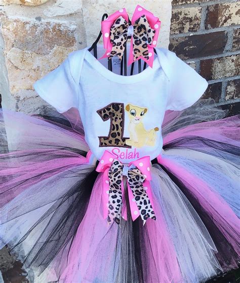 Lion King Nala Girls Tutu Set Outfit 1st 2nd 3rd Birthday Party Personalized And Custom To