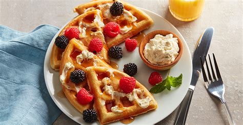 Savory Belgian Waffles Recipe Bel Brands Foodservice