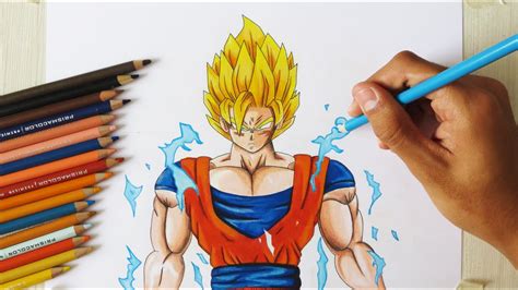 Como Dibujar A Goku Ssj Paso A Paso Imagenes Para Dibujar Dibujos