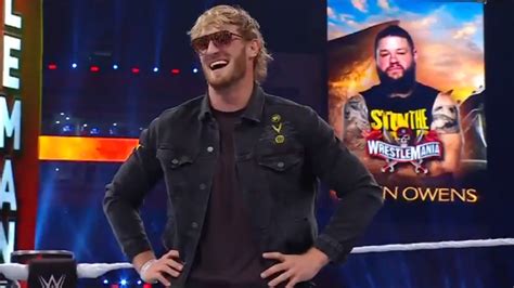 See Logan Paul Is Physical At Wwe Wrestlemania 37 After Kevin Owens