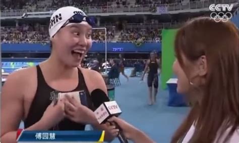 Wow I M So Fast Olympic Swimmer Fu Yuanhui Becomes Chinese Internet Sensation What S On Weibo