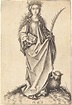 Saint Agnes by Martin Schongauer, ca. 1475 | Martin schongauer, Art ...