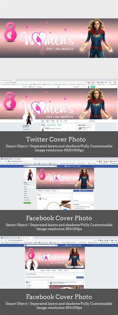Facebook & Twitter Cover PSD | Twitter cover, Twitter cover photo, Facebook cover photos