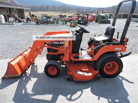 2004 Kubota Bx1500 Sub Compact Tractor Loader With 54 Belly Mower